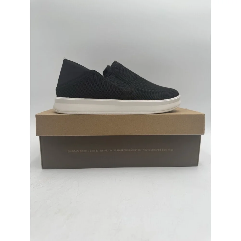 Olukai KI'IHELE Women's NEW Casual Slip On Shoe Black Multiple Sizes